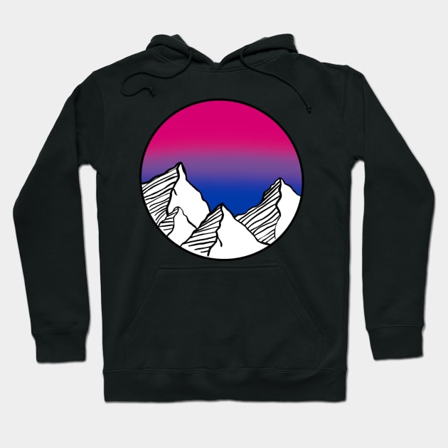 Bi Flag Mountains Hoodie by notastranger